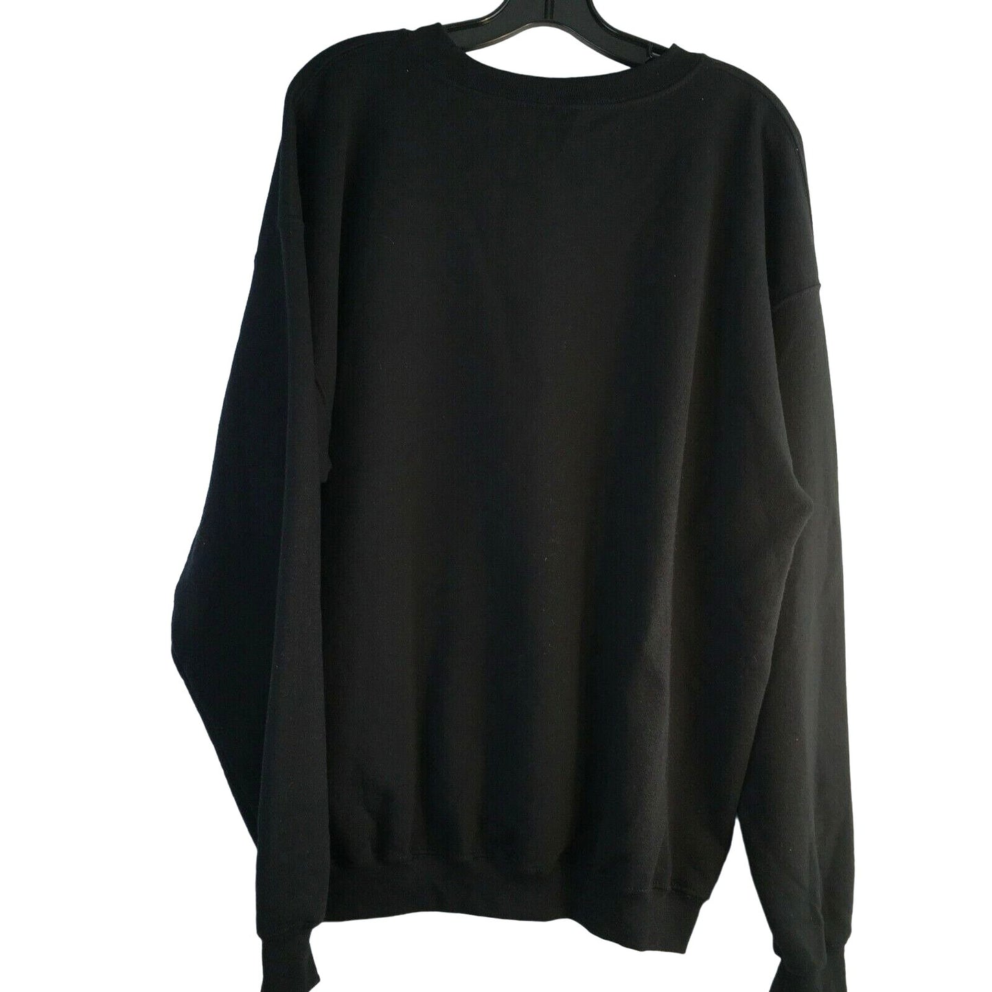 AC/DC Mens Black Crew Neck Long Sleeve Graphic Print Pullover Sweatshirt Size XL