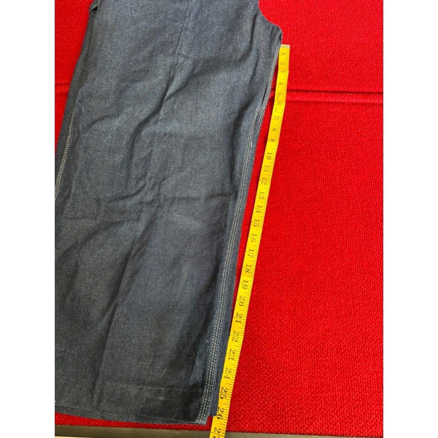 Dickies Apparel Men's Denim Overalls 44x26 100% Cotton