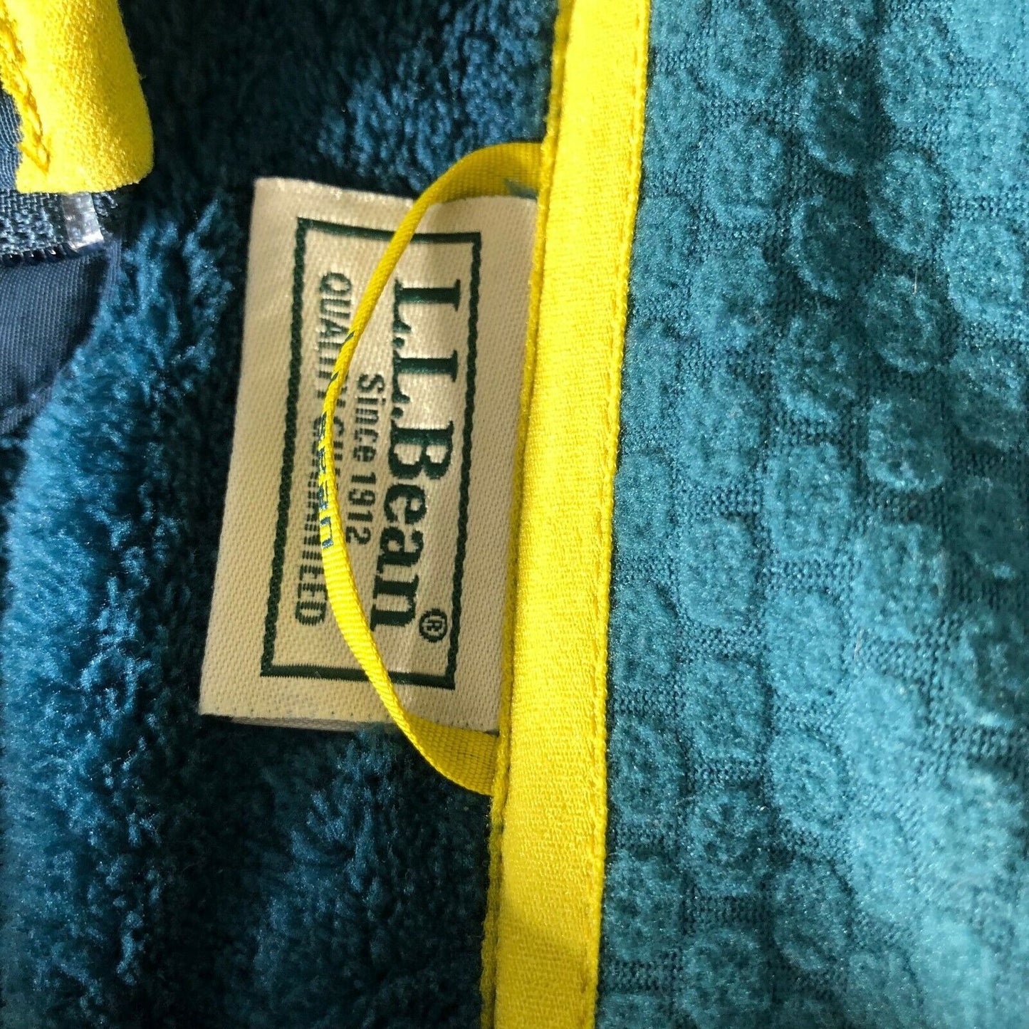 L.L. Bean Womens Green Adventure Hybrid Fleece Pockets Full Zip Jacket Size XL