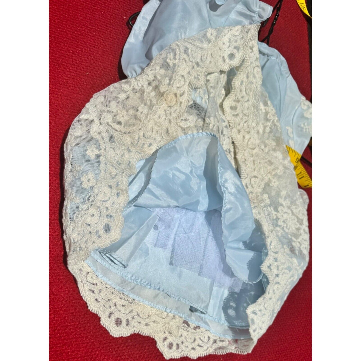 Baby Blue Lace Dress With Bloomers Size 12M Pippa & Julie
