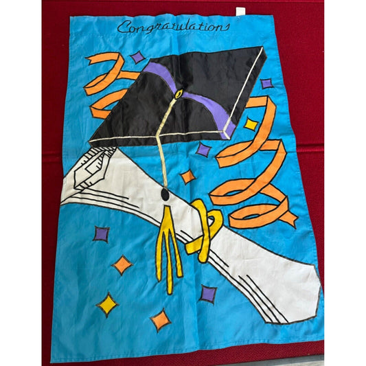 Graduation Banner With Cap & Diploma Design 32" x 25"