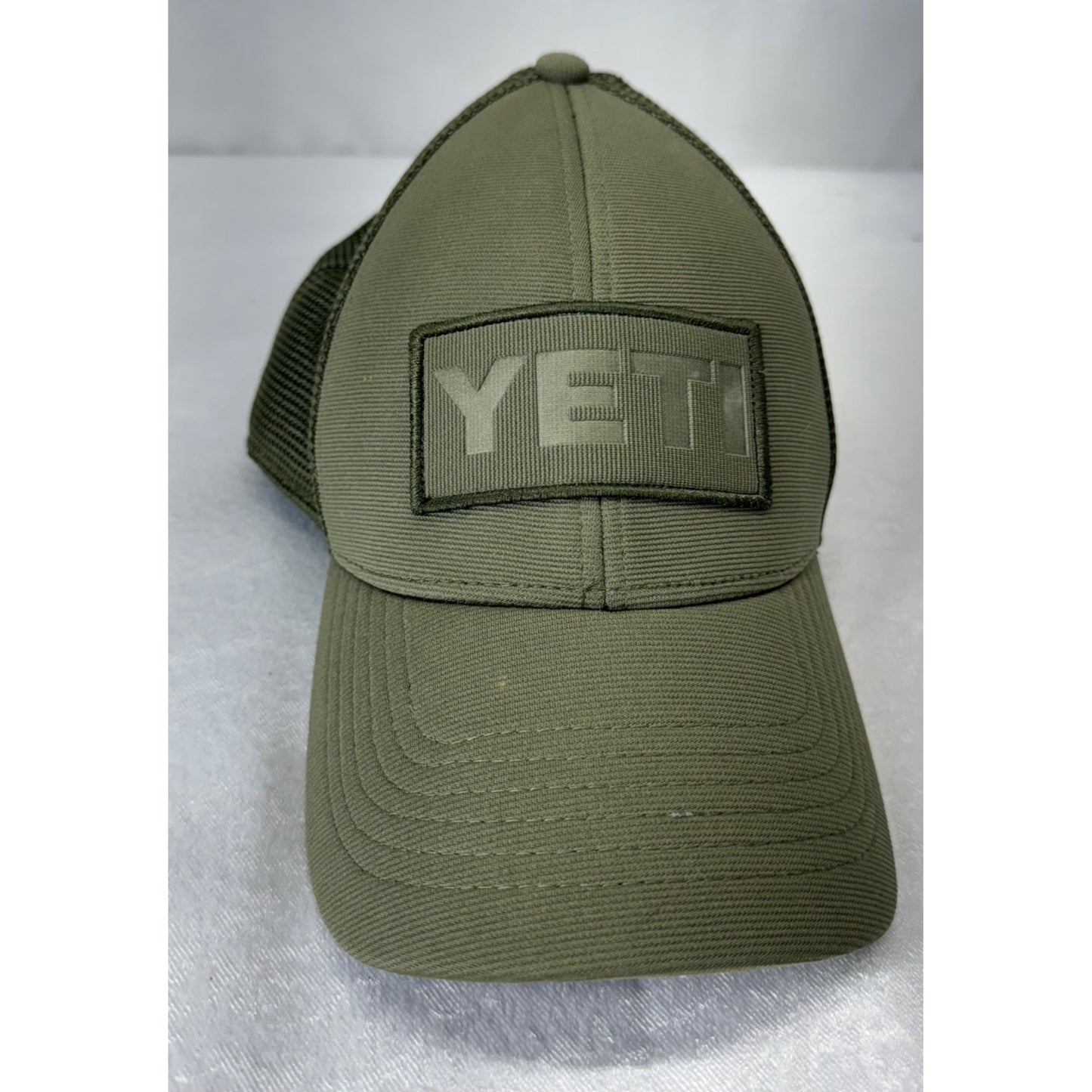 YETI Hat Olive Green SnapBack Adult One Size Fits All Adjustable
