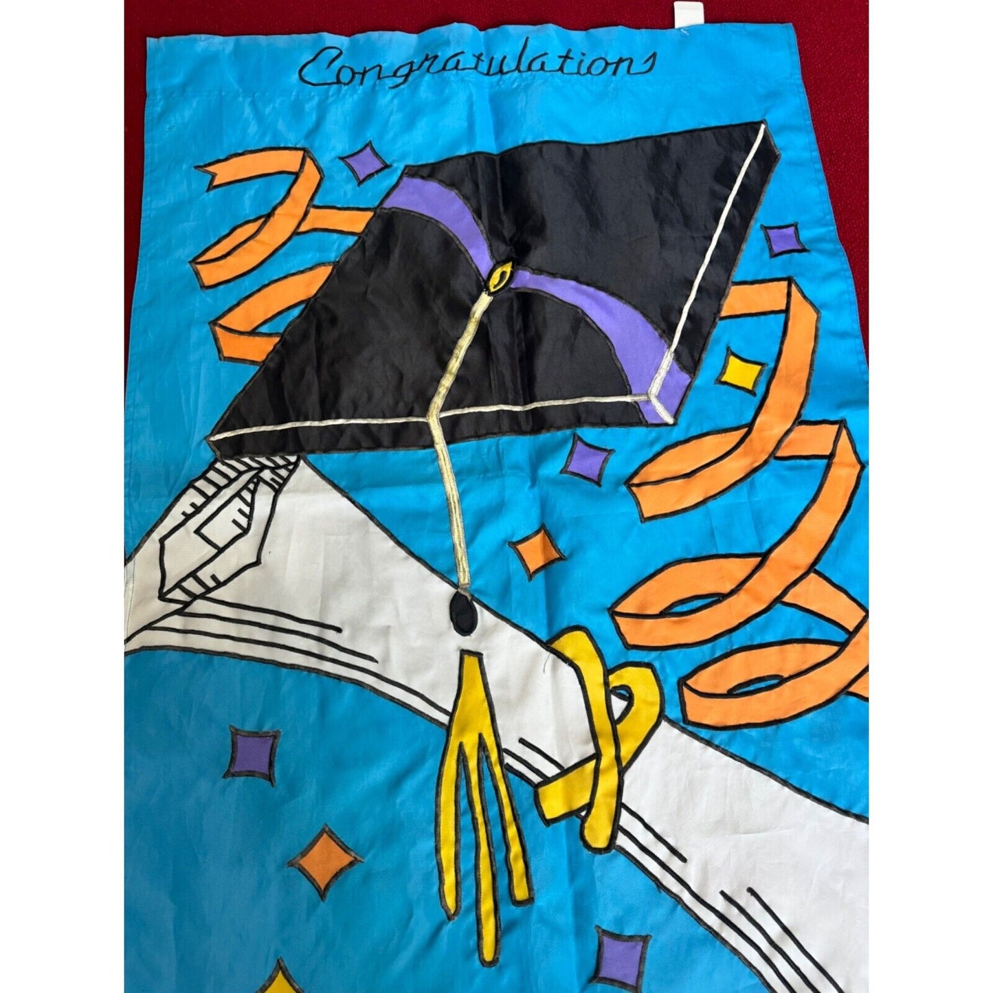Graduation Banner With Cap & Diploma Design 32" x 25"