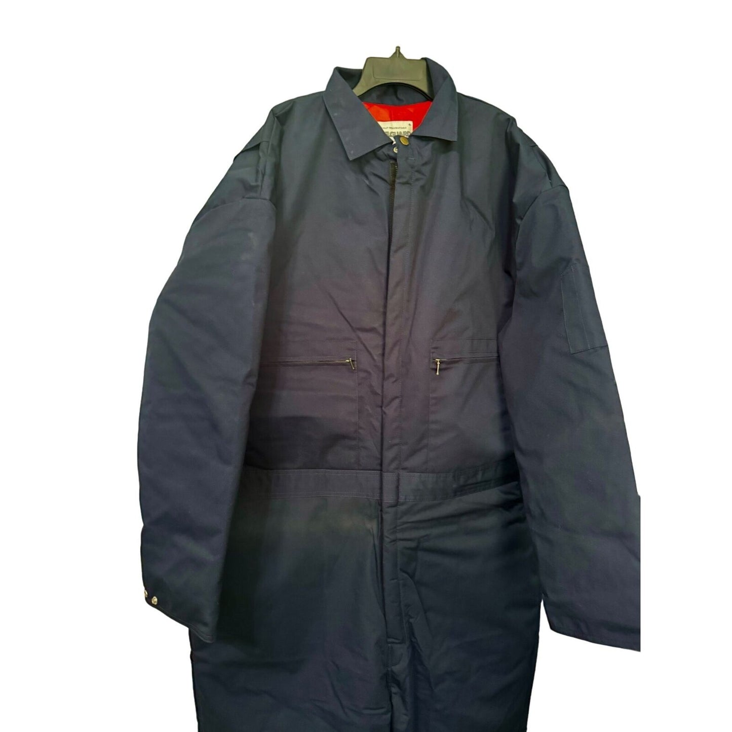 SteelGuard Virtually Indestructable Insulated Coveralls By Aramark 2XL Navy Blue