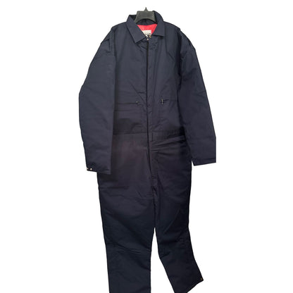 SteelGuard Virtually Indestructable Insulated Coveralls By Aramark 2XL Navy Blue