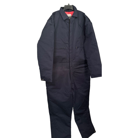 SteelGuard Virtually Indestructable Insulated Coveralls By Aramark 2XL Navy Blue