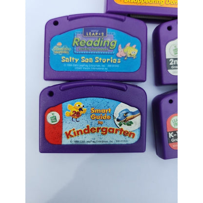 Leap Frog Leap Pad Lot of 5 Learning Cartridges Leap Pad, Leap Frog