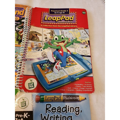 Leap Frog Books Readers 4 Books Lot Math Leapad No Cartridge