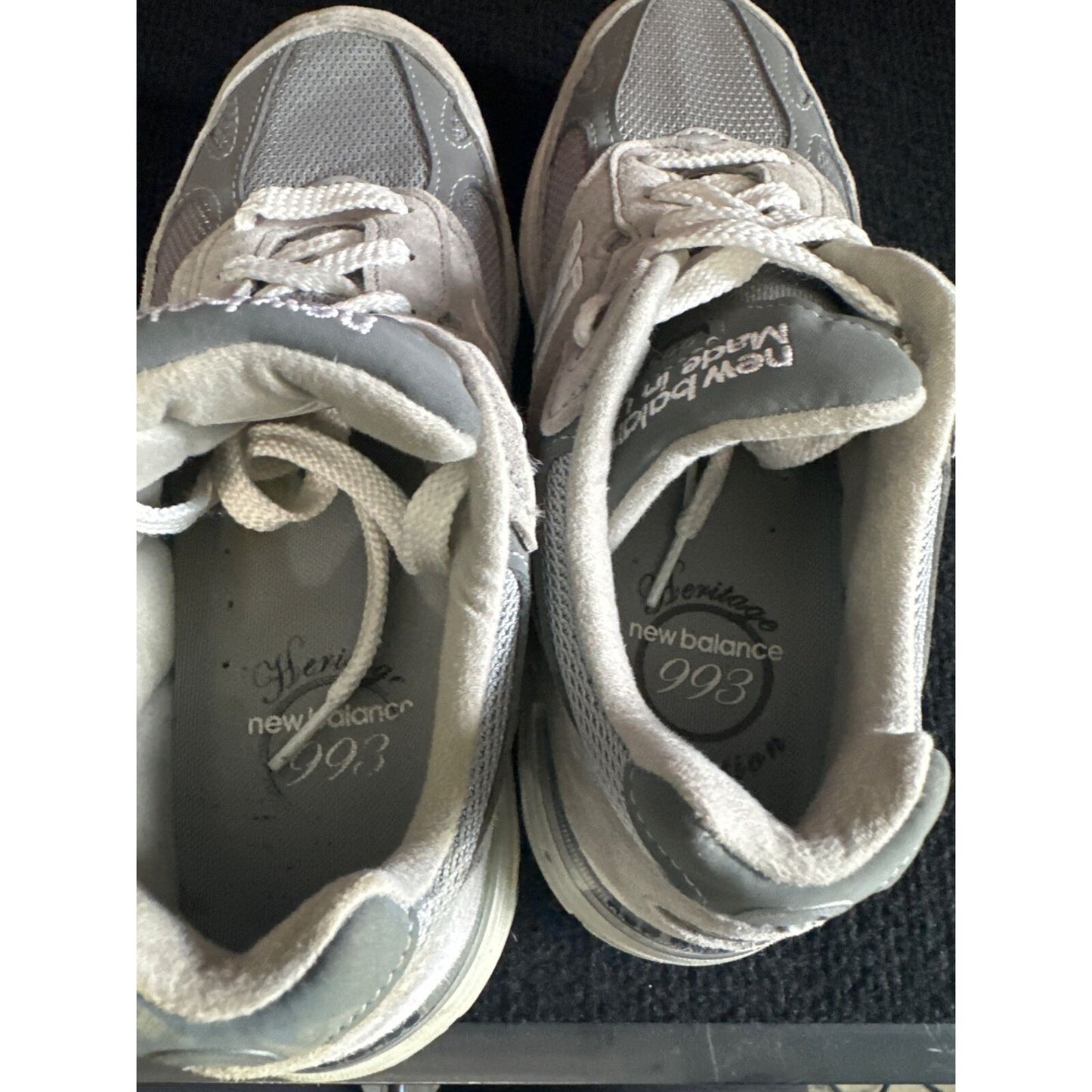 New Balance WR993GL Women's Running Shoes B Gray Suede/Mesh Made In USA Size 8