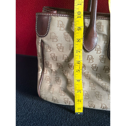 Dooney & Bourke Vintage Monogram Canvas & Leather Tote Bag