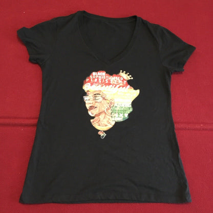 Women’s Black sophisticated persistent Talented beauty T-shirt size unknown see