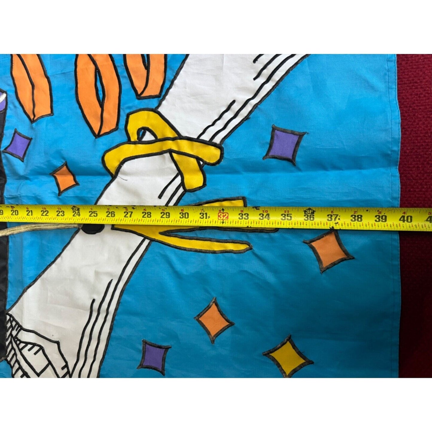 Graduation Banner With Cap & Diploma Design 32" x 25"
