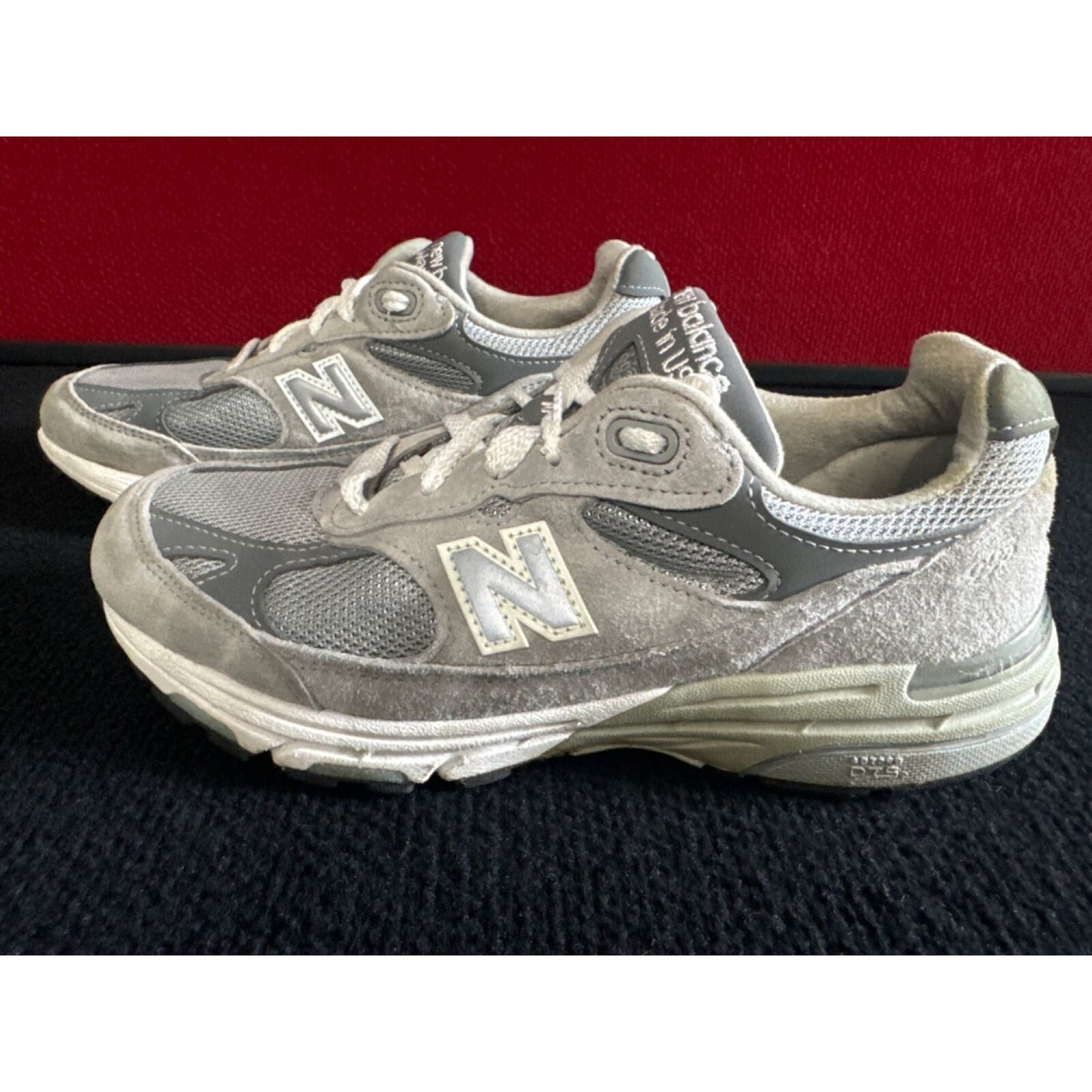 New Balance WR993GL Women's Running Shoes B Gray Suede/Mesh Made In USA Size 8