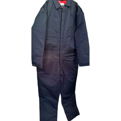 SteelGuard Virtually Indestructable Insulated Coveralls By Aramark 2XL Navy Blue