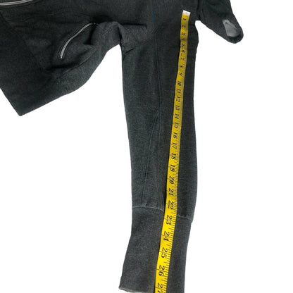 Fila Sport Womens Gray Hooded Pockets Long Sleeve Full Zip Jacket Size Medium