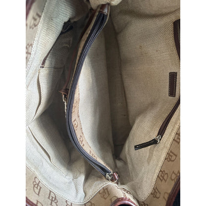 Dooney & Bourke Vintage Monogram Canvas & Leather Tote Bag