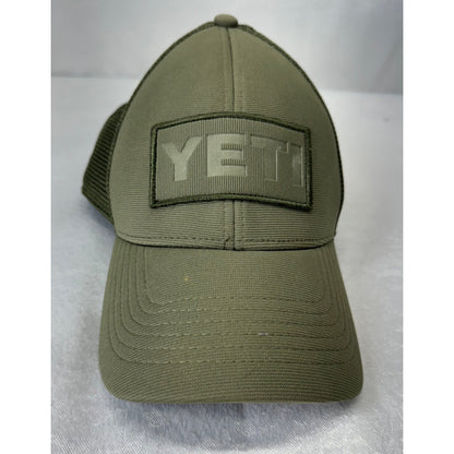 YETI Hat Olive Green SnapBack Adult One Size Fits All Adjustable