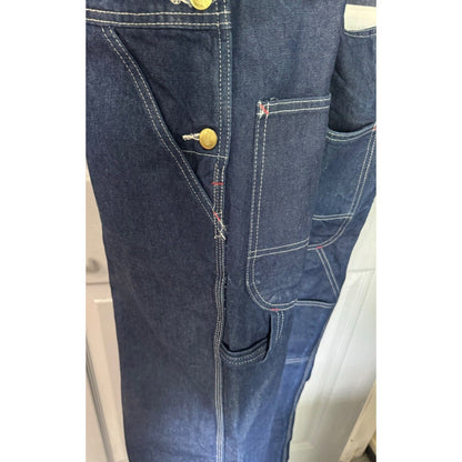 Dickies Apparel Men's Denim Overalls 44x26 100% Cotton