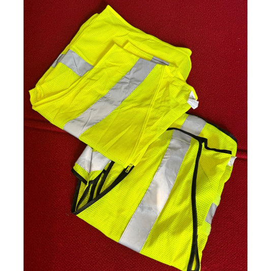 3M & HDX High Visibility Safety Vests Reflective Strips One Size