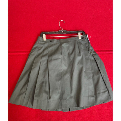 Royal Park Uniforms Green Pleated Skirt 35% Cotton 12H Made In USA