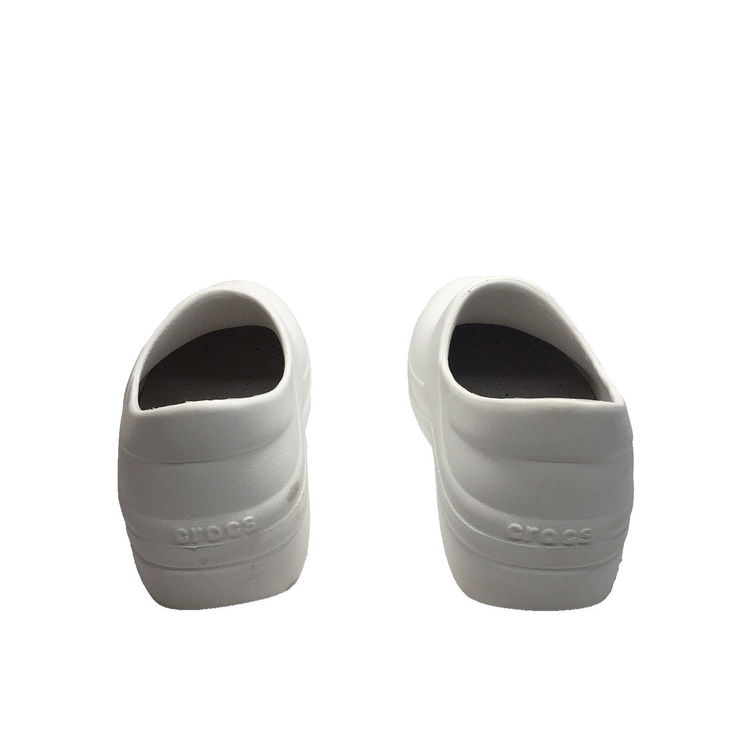 Crocs Clogs Women's Size 8w White Nursing Work Non-Slip Shoes